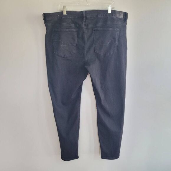 American‎ Eagle next level stretch black skinny jeans minimalist goth neutral - Picture 3 of 13